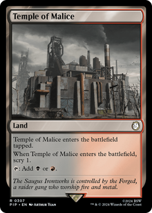 Temple of Malice⁣ - Universes Beyond: Fallout⁣ (Rare)⁣ [307]