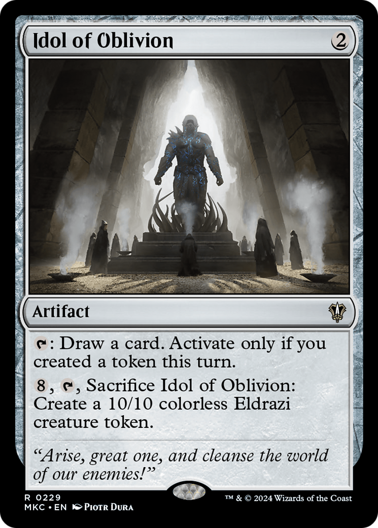 Idol of Oblivion⁣ - Commander: Murders at Karlov Manor⁣ (Rare)⁣ [229]
