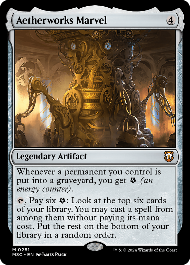 Aetherworks Marvel⁣ - Commander: Modern Horizons 3⁣ (Mythic)⁣ [281]