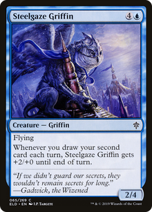 Steelgaze Griffin (ELD-065) - Throne of Eldraine Foil