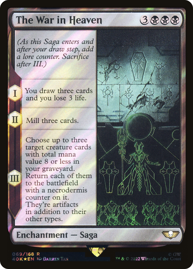 The War in Heaven (Surge Foil) (40K-69★) - Warhammer 40,000 Commander Foil