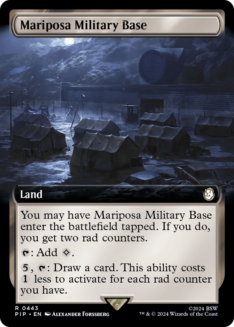 Mariposa Military Base (V.1)⁣ - Universes Beyond: Fallout: Extras⁣ (Rare)⁣ [443]