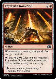 Phyrexian Ironworks⁣ - Modern Horizons 3⁣ (Uncommon)⁣ [130]