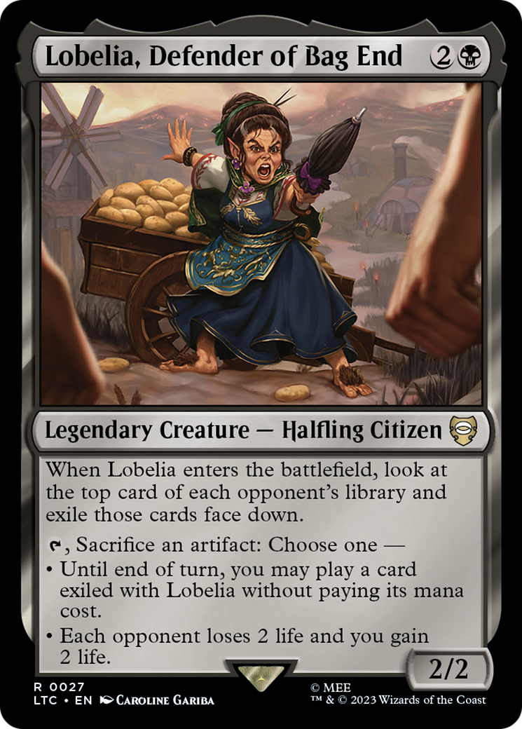 Lobelia, Defender of Bag End⁣ - Commander: The Lord of the Rings: Tales of Middle-earth⁣ (Rare)⁣ [27]