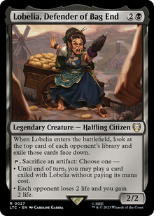 Lobelia, Defender of Bag End⁣ - Commander: The Lord of the Rings: Tales of Middle-earth⁣ (Rare)⁣ [27]
