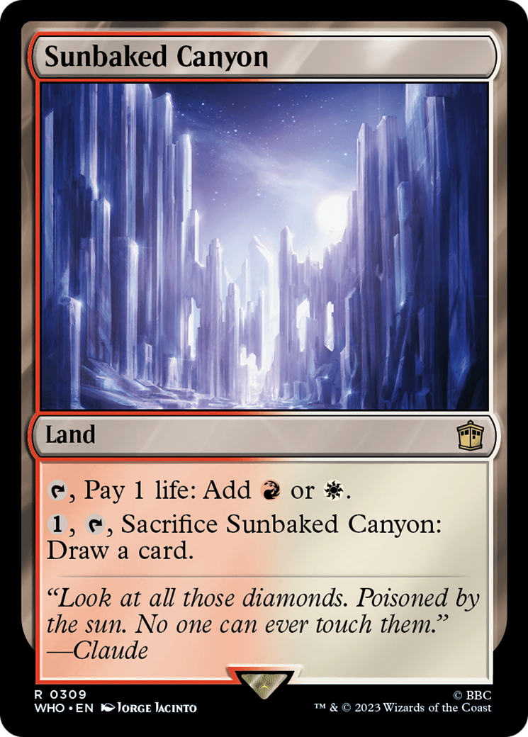 Sunbaked Canyon⁣ - Universes Beyond: Doctor Who⁣ (Rare)⁣ [309]