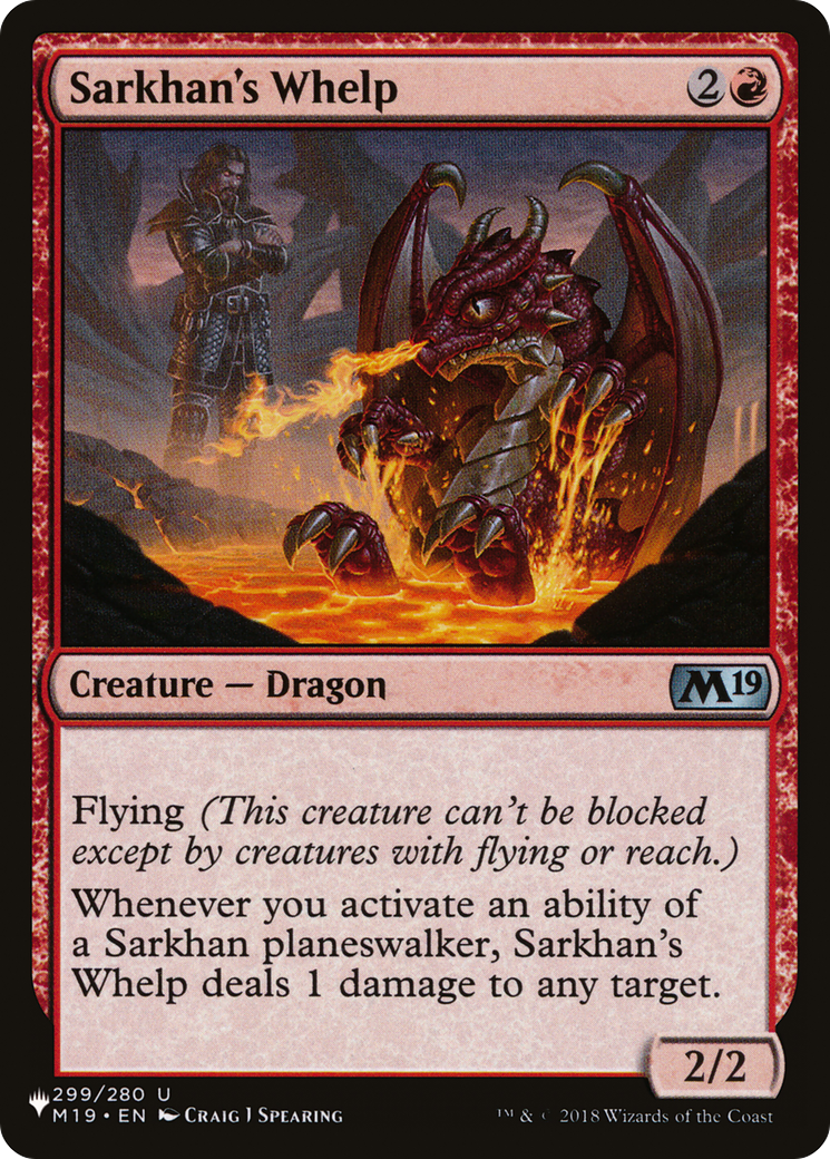 Sarkhan's Whelp (LIST-299/280) - The List