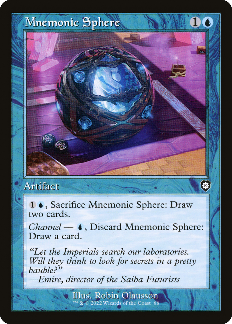 Mnemonic Sphere⁣ - Commander: The Brothers' War⁣ (Common)⁣ [88]