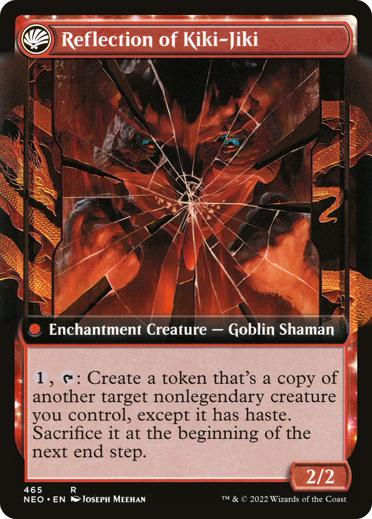 Fable of the Mirror-Breaker (Extended Art) (NEO-465) - Kamigawa: Neon Dynasty: (Extended Art, fandfc, enchantment)