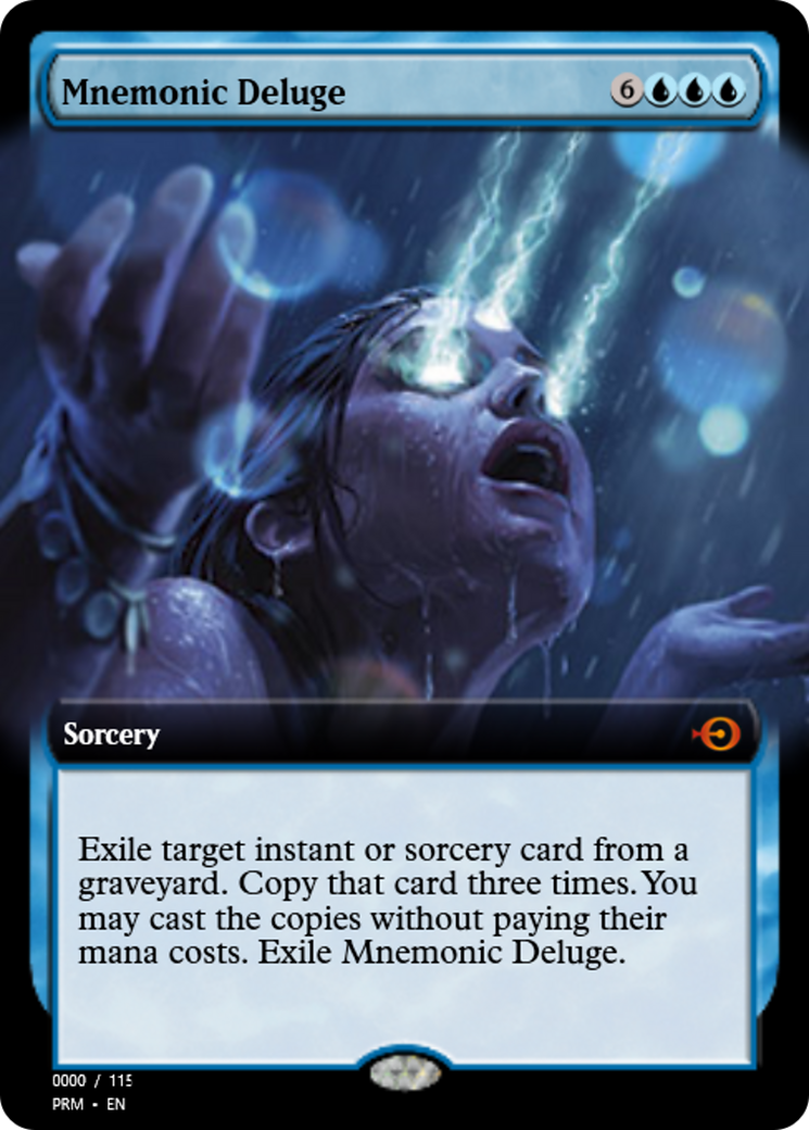 Mnemonic Deluge (PRM-86022) - Magic Online Promos
