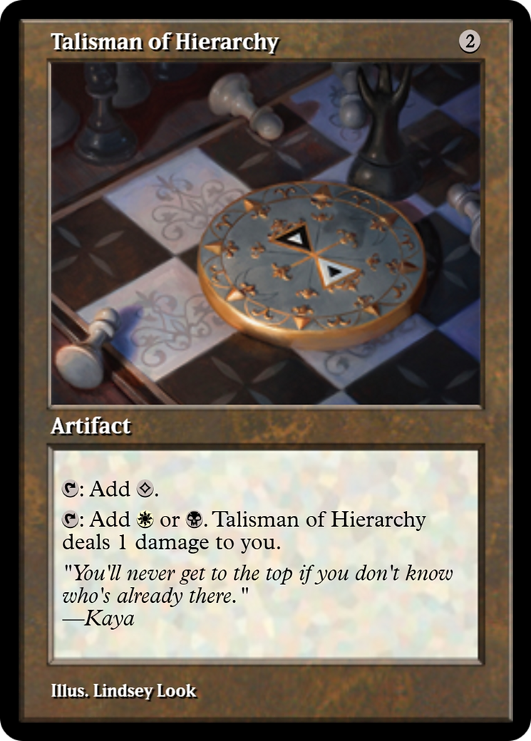 Talisman of Hierarchy (PRM-91389) - Magic Online Promos