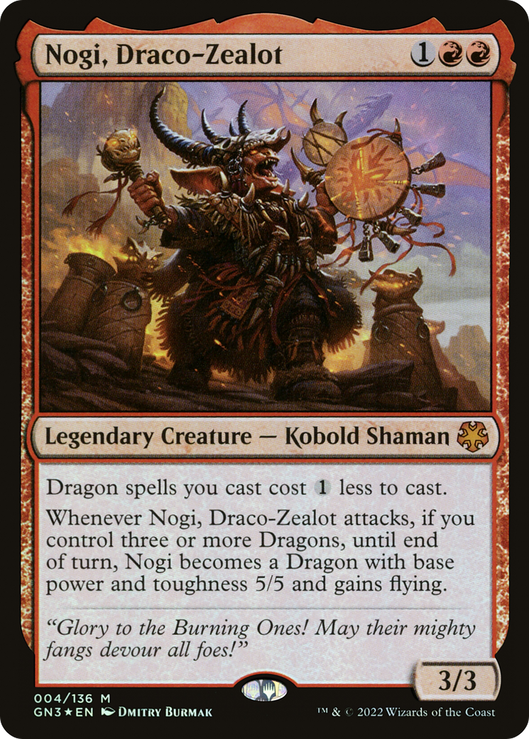 Nogi, Draco-Zealot⁣ - Game Night: Free For All⁣ (Mythic)⁣ [4]