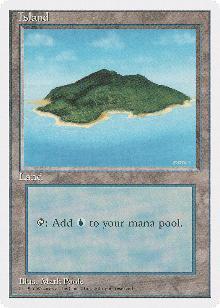 Island (B) (4ED-368) - Fourth Edition