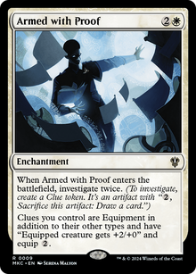 Armed with Proof⁣ - Commander: Murders at Karlov Manor⁣ (Rare)⁣ [9]