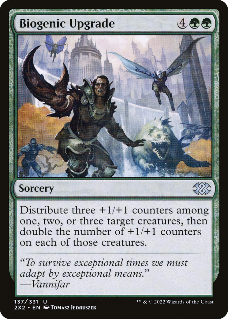 Biogenic Upgrade⁣ - Double Masters 2022⁣ (Uncommon)⁣ [137]