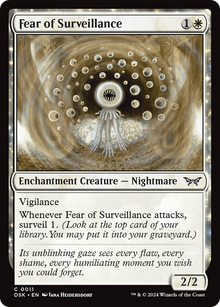 Fear of Surveillance⁣ - Duskmourn: House of Horror⁣ (Common)⁣ [11]