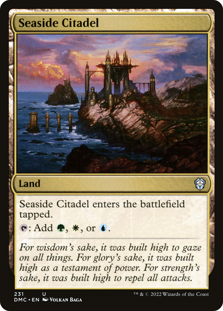 Seaside Citadel⁣ - Commander: Dominaria United⁣ (Uncommon)⁣ [231]