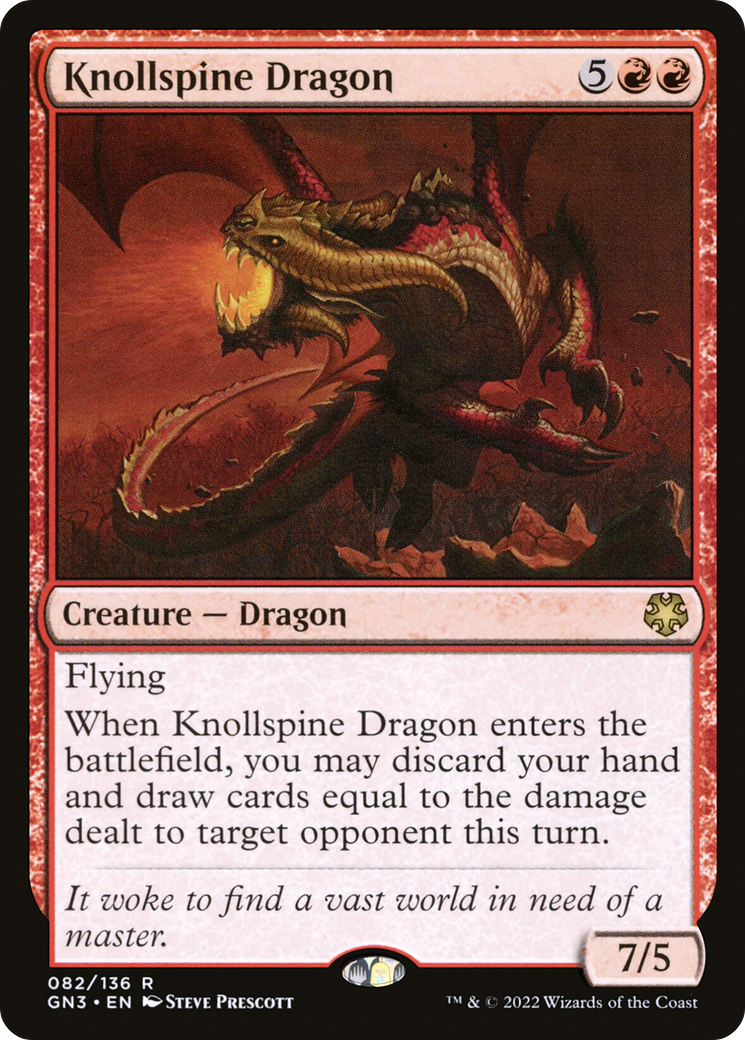 Knollspine Dragon⁣ - Game Night: Free For All⁣ (Rare)⁣ [82]