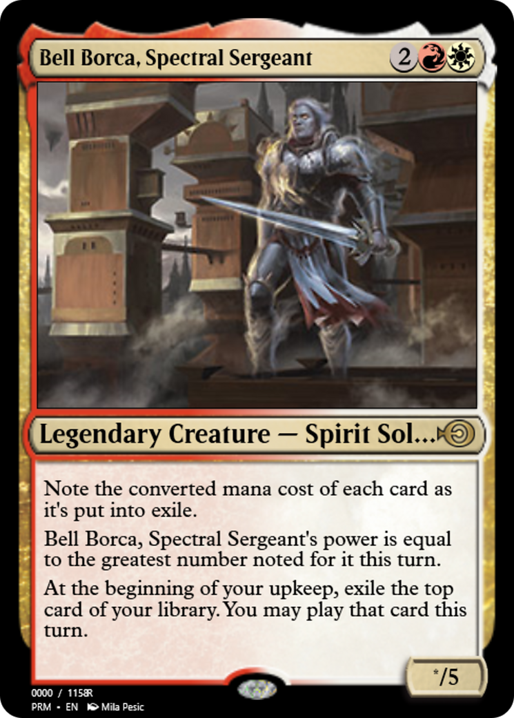 Bell Borca, Spectral Sergeant (PRM-86308) - Magic Online Promos