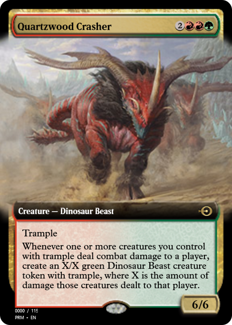 Quartzwood Crasher (PRM-80821) - Magic Online Promos
