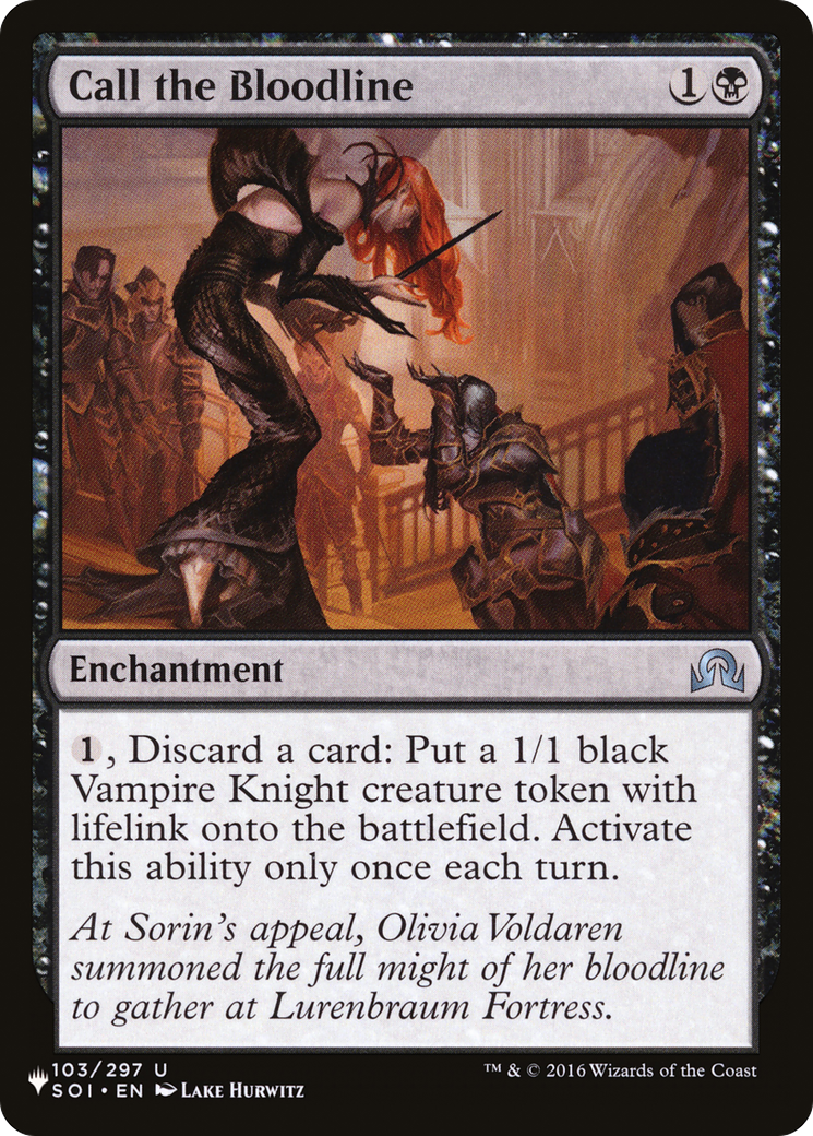 Call the Bloodline (LIST-SOI-103) - The List