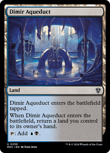 Dimir Aqueduct⁣ - Commander: Murders at Karlov Manor⁣ (Uncommon)⁣ [258]