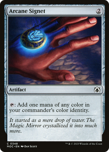 Arcane Signet⁣ - Commander: March of the Machine⁣ (Common)⁣ [348]