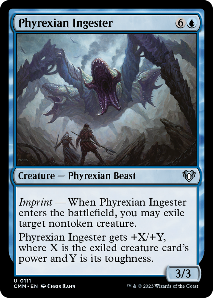 Phyrexian Ingester (CMM-111) - Commander Masters Foil