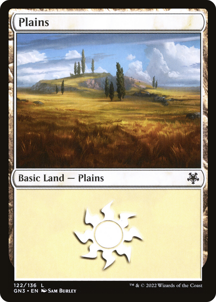 Plains (V.1)⁣ - Game Night: Free For All⁣ (Land)⁣ [122]