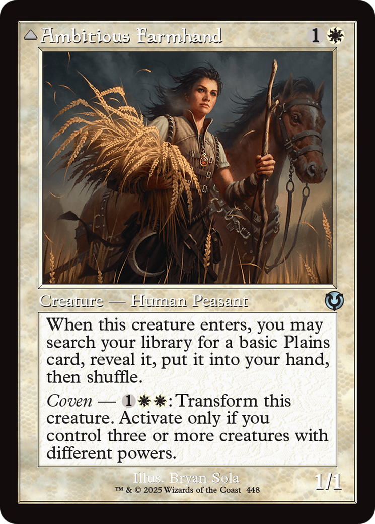 Ambitious Farmhand // Seasoned Cathar (INR-448) - Innistrad Remastered