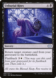 Unburial Rites⁣ - Double Masters 2022⁣ (Uncommon)⁣ [95]