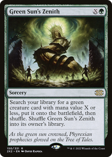Green Sun's Zenith⁣ - Double Masters 2022⁣ (Rare)⁣ [150]