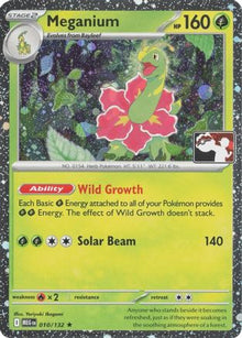 Meganium 010/132  - Holofoil Prize Pack Series Cards - Rare
