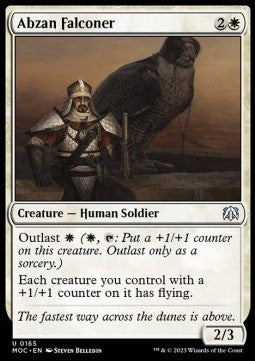 Abzan Falconer⁣ - Commander: March of the Machine⁣ (Uncommon)⁣ [165]