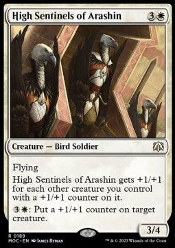 High Sentinels of Arashin⁣ - Commander: March of the Machine⁣ (Rare)⁣ [189]