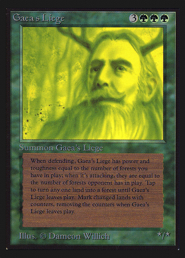 Gaea's Liege (IE) (IED-197) - Intl. Collectors' Edition