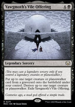 Yawgmoth's Vile Offering⁣ - Commander: March of the Machine⁣ (Rare)⁣ [271]