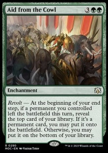 Aid from the Cowl⁣ - Commander: March of the Machine⁣ (Rare)⁣ [290]