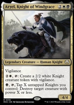 Aryel, Knight of Windgrace⁣ - Commander: March of the Machine⁣ (Rare)⁣ [318]