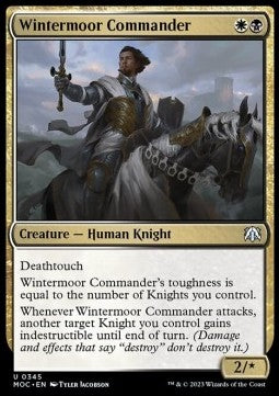 Wintermoor Commander⁣ - Commander: March of the Machine⁣ (Uncommon)⁣ [345]