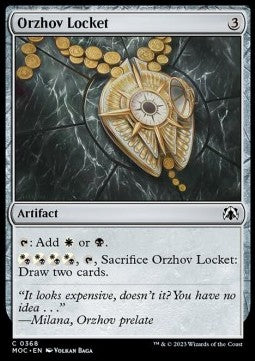Orzhov Locket⁣ - Commander: March of the Machine⁣ (Common)⁣ [368]