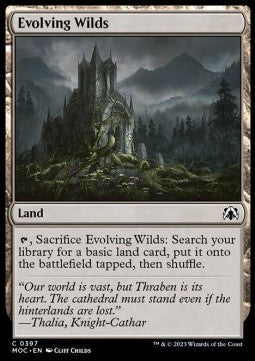 Evolving Wilds⁣ - Commander: March of the Machine⁣ (Common)⁣ [397]