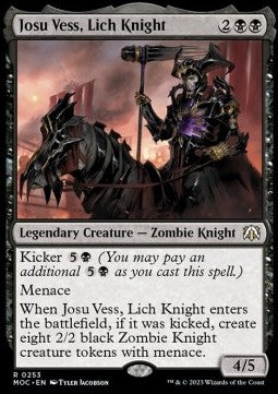 Josu Vess, Lich Knight⁣ - Commander: March of the Machine⁣ (Rare)⁣ [253]