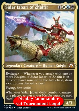 Sidar Jabari of Zhalfir (V.2)⁣ - Commander: March of the Machine: Extras⁣ (Mythic)⁣ [138]