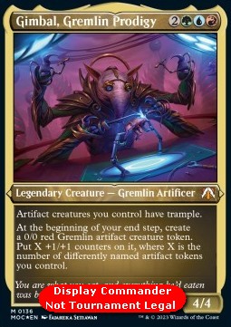 Gimbal, Gremlin Prodigy (V.2)⁣ - Commander: March of the Machine: Extras⁣ (Mythic)⁣ [136]