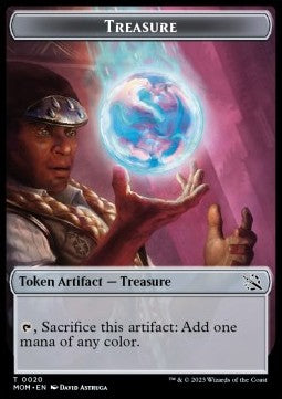 Treasure Token // Gremlin Token (R 0/0)⁣ - Commander: March of the Machine: Extras⁣ (Token)⁣ [T 20/25]