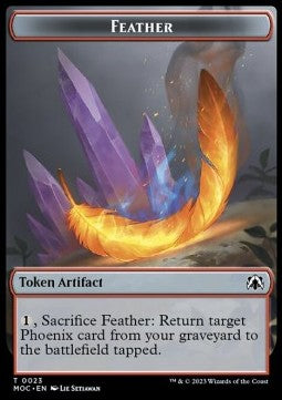 Feather Token // Servo Token (A 1/1)⁣ - Commander: March of the Machine: Extras⁣ (Token)⁣ [T 23/42]