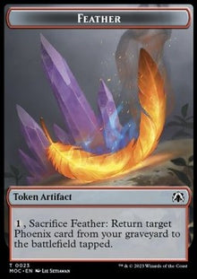 Feather Token // Servo Token (A 1/1)⁣ - Commander: March of the Machine: Extras⁣ (Token)⁣ [T 23/42]