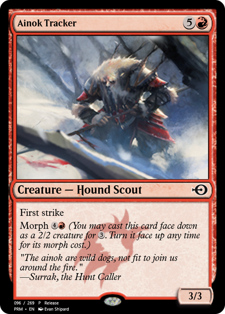 Ainok Tracker (PRM-55779) - Magic Online Promos Foil