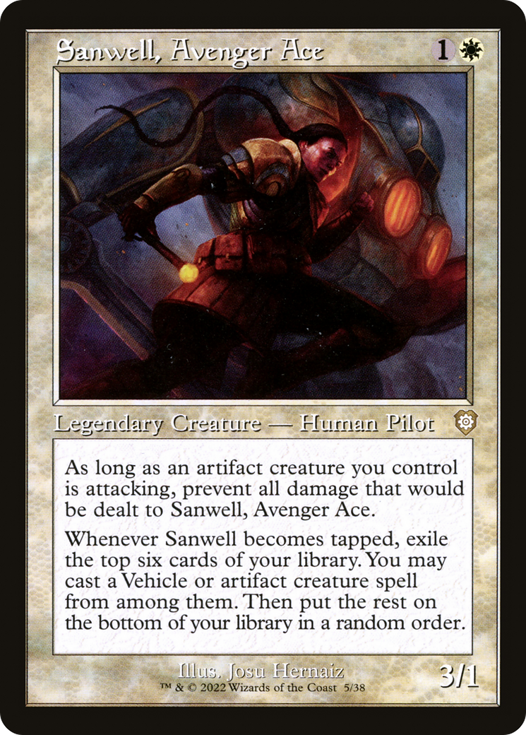 Sanwell, Avenger Ace⁣ - Commander: The Brothers' War⁣ (Rare)⁣ [5]